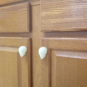skull door handles
